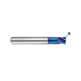 Carbide X5070 End Mills Plain Shank G850 Series   4 Flute Stub Length Corner Radius with Extended Neck
