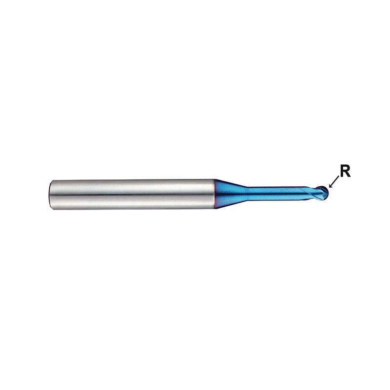 Carbide X5070 End Mills Plain Shank G8A46 Series  2 Flute Ball Nose for Rib Processing