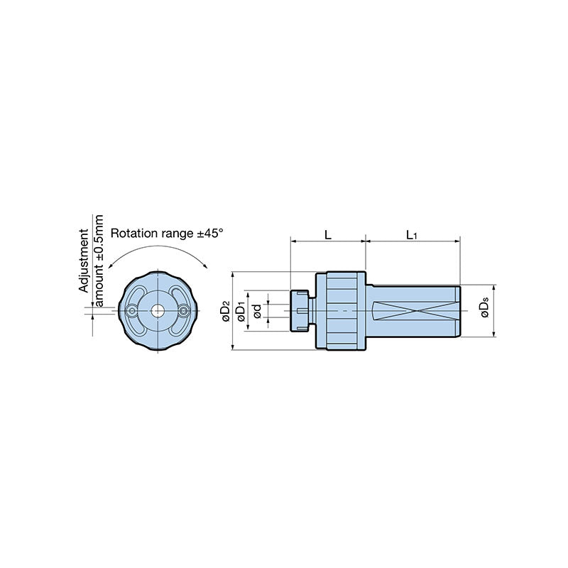 Centering Holder Easy And Reliable Centering Adjustment For Turret Lathe Sleeve Holder SLS32/40