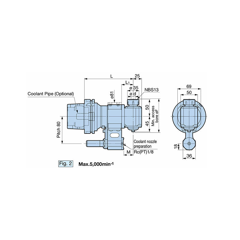 Compact type ANGLE Head AG90 Series