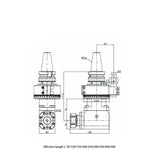 Conventional Angle Head 90-ER32A Standard type