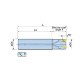 Cylindrical Shank Type  Fullcut Mill FCR ST16/20/25/32