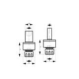 D58 Radial Floating Reamer Holder - Straight Shank