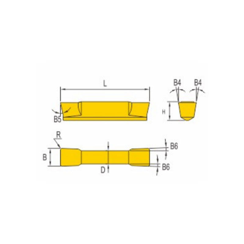 DGM30/40/50/60CTF Grooving Inserts(For Face Groving) - Makotools Industrial Supply Tools for Metal Cutting