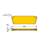 DGN-B : For Soft & Ductile Materials Such as 100cr6 (Specifically for the Bearing Industry), Intended for Low to Medium Feeds