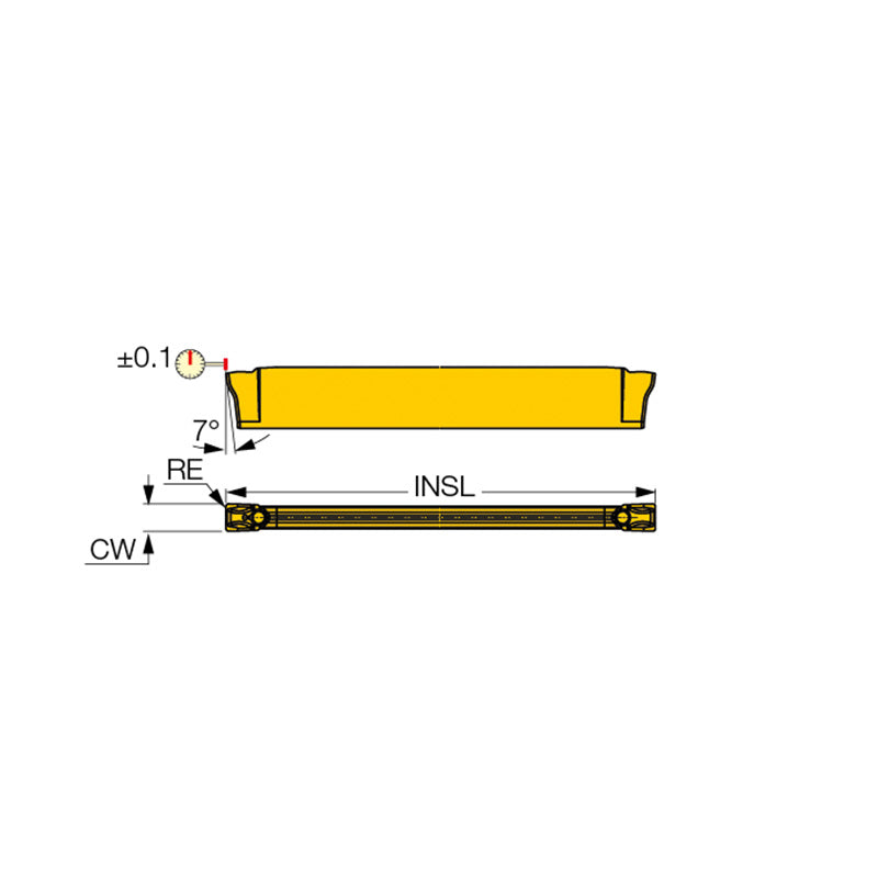 DGN-C-XL : Extra Long Parting and Grooving Inserts for Parting Bars Up to 65 mm Diameters, Hard Materials and Tough Applications - Big-tools Industrial Supply Tools for Metal Cutting