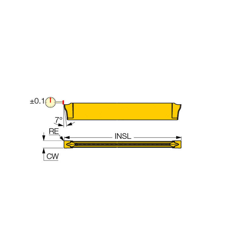 DGN-J-XL : Extra Long Inserts for Parting and Grooving Soft Materials, Parting Tubes, Small Diameters and Thin-Walled Parts - Big-tools Industrial Supply Tools for Metal Cutting