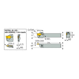 DGTR/L-B-D-SH : Parting and Grooving Short Head Tools for CNC and Swiss Automatics