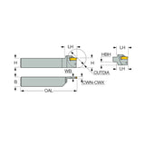 DGTR/L : Integral Shank Parting and Grooving Tools