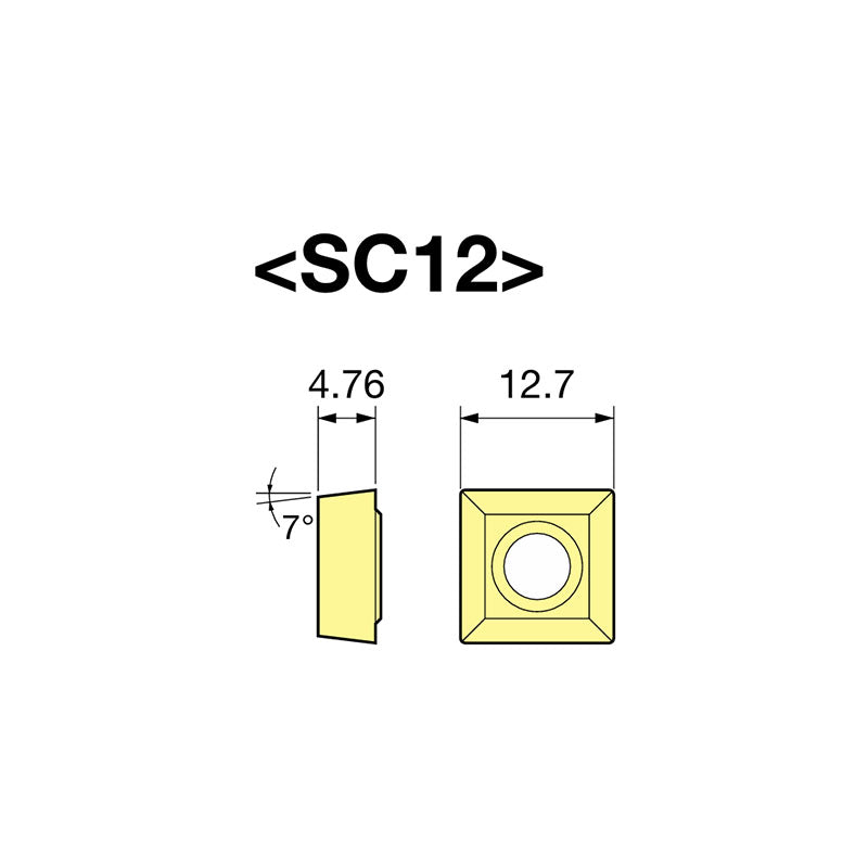 Designs Optimal Inserts Exclusive For Boring  Insert Holder Cartridge SC06/07/09/12