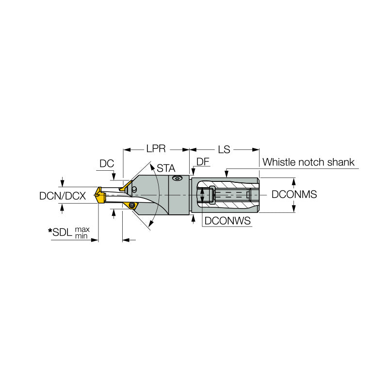 Drill Holders for Drilling and Chamfering in One Operation