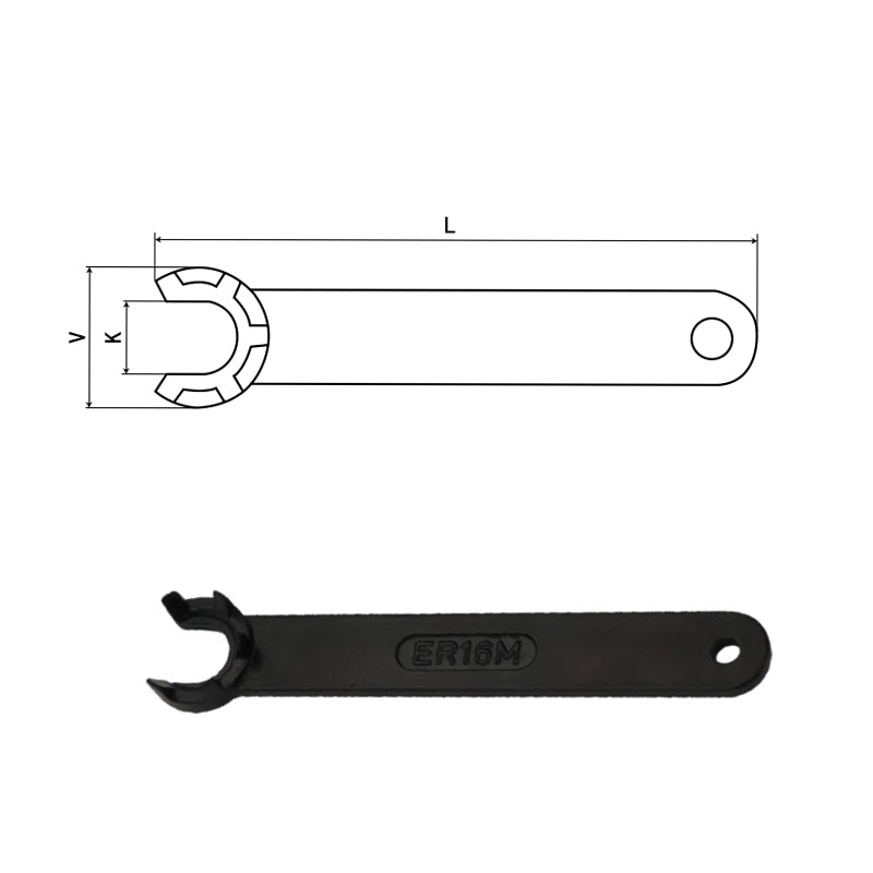 ER-A Spanner / ER-M Spanner / ER-UM Spanner / Hook Head Spanner / Ball Spanner / Bolt driver / T-type key / Flag key - Big-tools Industrial Supply Tools for Metal Cutting