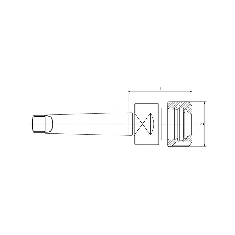 ER Collet Chuck DIN6499   MTA2-ER16M-50~( MTA5-ER40-80) - Makotools Industrial Supply Tools for Metal Cutting