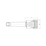 ER Collet Chuck DIN6499   MTA2-ER16M-50~( MTA5-ER40-80) - Makotools Industrial Supply Tools for Metal Cutting