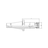 ER Collet Chuck NT30-ER16A-50~90(OTT) - Makotools Industrial Supply Tools for Metal Cutting