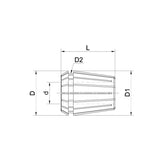 ER Collet   ER32-02~ ER50-34 - Makotools Industrial Supply Tools for Metal Cutting