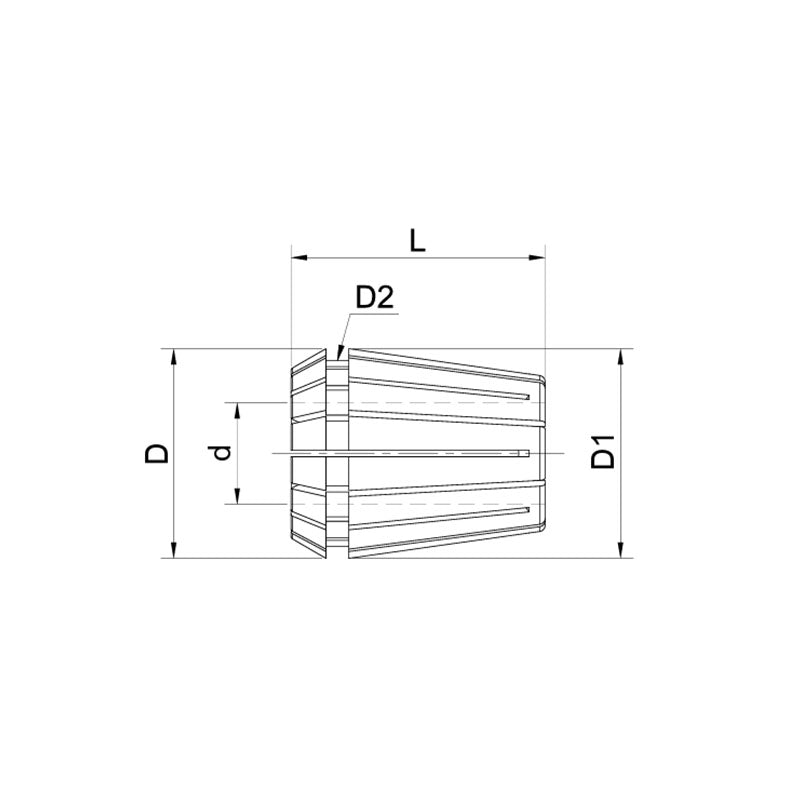 ER Collet   ER8-01~ER25-16 - Makotools Industrial Supply Tools for Metal Cutting