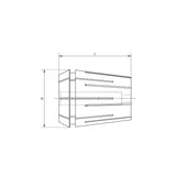 ER Sealed Collet  ER16G  (3.5*2.7)~ ER40G (25*20.0) - Makotools Industrial Supply Tools for Metal Cutting