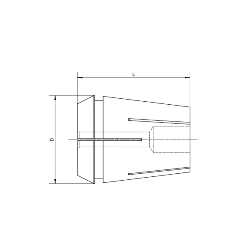 ER Sealed Collet   ER Sealed Collet  ER11SS-03~ ER25SS-16 - Makotools Industrial Supply Tools for Metal Cutting