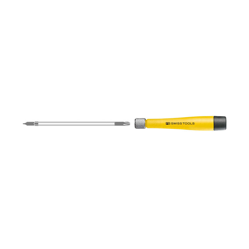 PB 1100 ESD telescopic handle with turnable head for quick and easy blade replacement for different profiles