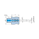 EWE Digital Boring Head (cylindrical tool type for finishing)  Diameter: ø1 - ø54