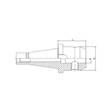 End Mill Holder Weldon NT30-SLA06-40~90(OTT) - Makotools Industrial Supply Tools for Metal Cutting