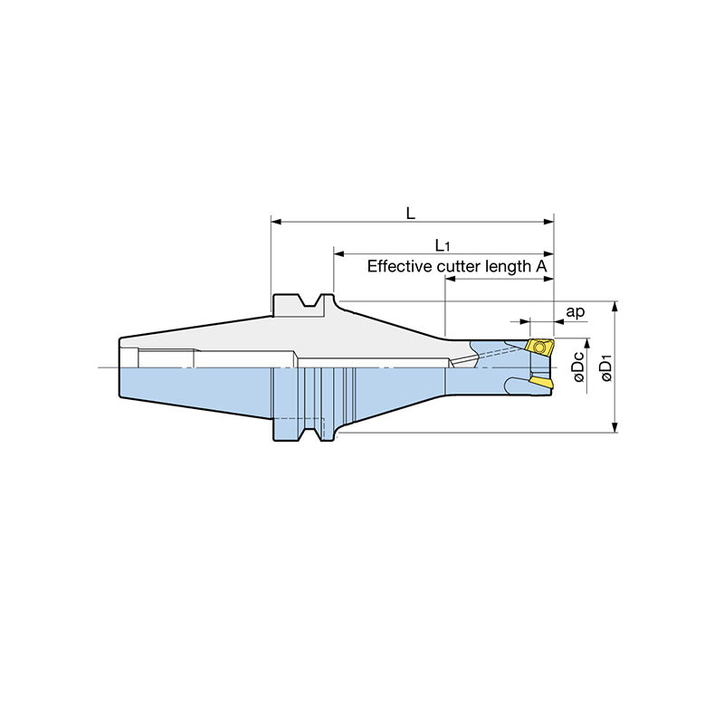 Evolved Rigidity Realizes Both Heavy And Stable Ramping Fullcut Mill FCR Type BBT30/40