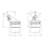 External Turning Tool Body HSK-T DDJNR/L-Kr 93° DDHNR/L-Kr 107.5° DDNNN-Kr 62.5° - Big-tools Industrial Supply Tools for Metal Cutting