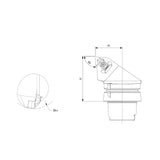 External Turning Tool Body HSK-T DTJNR/L-Kr 93° - Big-tools Industrial Supply Tools for Metal Cutting