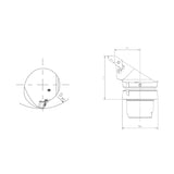 External Turning Tool Body HSK-T PDJNR/L-Kr 93° - Big-tools Industrial Supply Tools for Metal Cutting