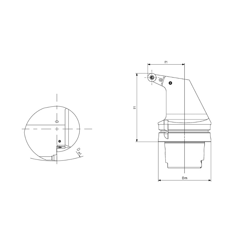 External Turning Tool Body PRSCR/L-C - Big-tools Industrial Supply Tools for Metal Cutting