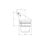 External Turning Tool Body PRSCR/L - Big-tools Industrial Supply Tools for Metal Cutting