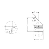 External Turning Tool Body HSK-T PSKNR/L-Kr 75° - Big-tools Industrial Supply Tools for Metal Cutting