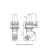 FST45°-ER25 Blade Type 45° Angle head - Big-tools Industrial Supply Tools for Metal Cutting