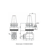 FST90-FMB63 Blade Type 90° Angle Head