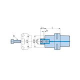 Face Mill Arbor Capable Of Securely Supplying  Coolant/air To Cutting Edges Through Oil Holes  Of Cutters