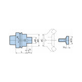 Face Mill Arbor Type A HSK-F63