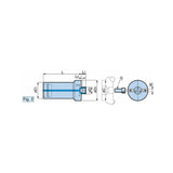 Face Mill Arbor Type H Damper Head