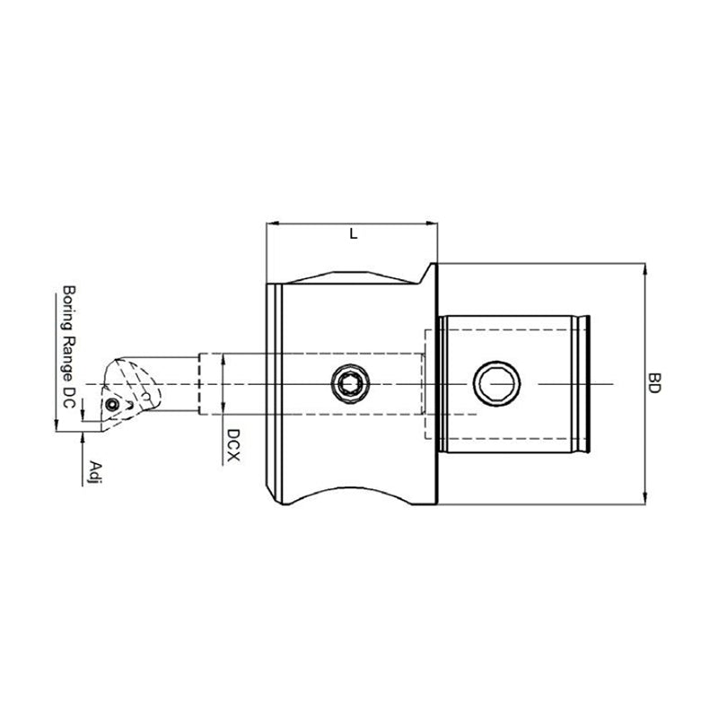 Fine-Boring BFD-H Series BFD-10CKB4-EW BFD-12CKB5-EW - Big-tools Industrial Supply Tools for Metal Cutting