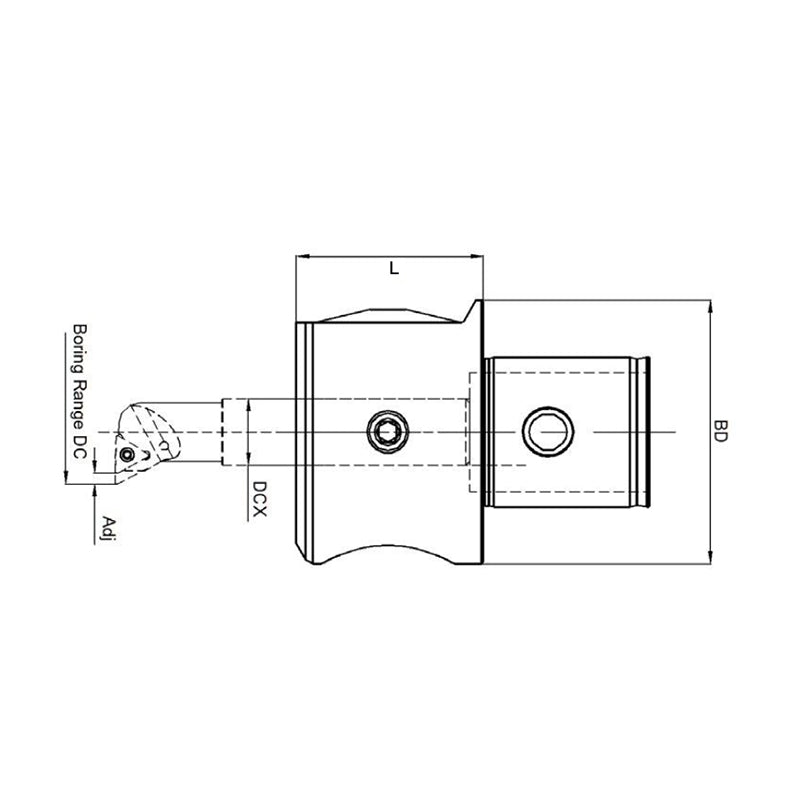 Fine-Boring BFH Series BFH-10CKB4 BFH-12CKB5 BFH-16CKB6 - Big-tools Industrial Supply Tools for Metal Cutting