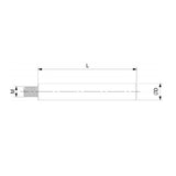 Fine-Boring Boring Bar CY08-M5-47 CY08CR-M5-72 - Big-tools Industrial Supply Tools for Metal Cutting