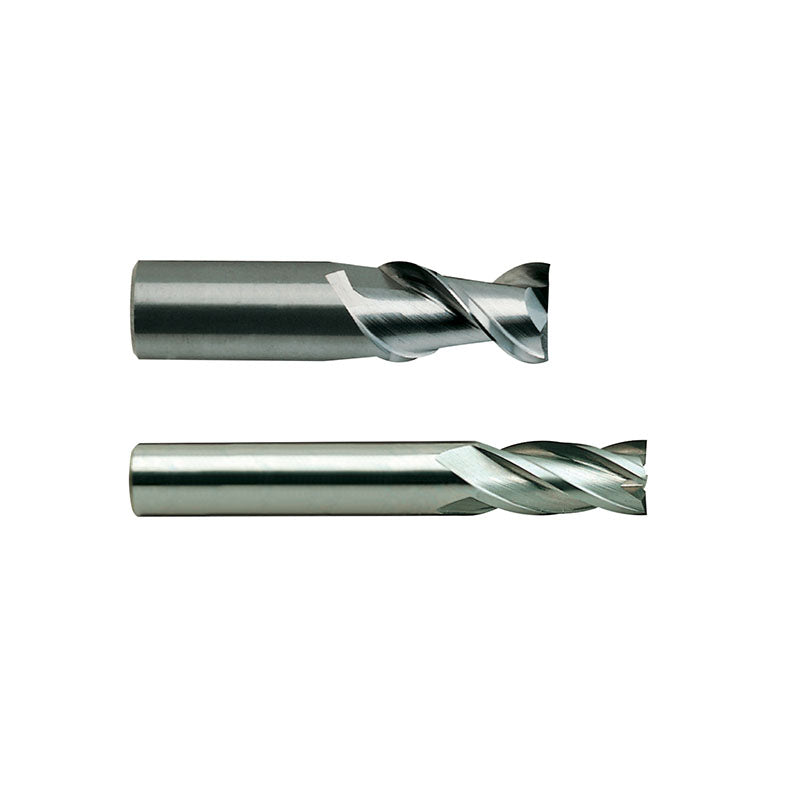 Flat Shank E5011 & E5012 Series, Carbide, 2&4 Flute Long Length D-POWER GRAPHITE End Mills 1/8～1