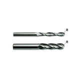 Plain Shank E5014 & E5060 Series, Carbide, 2&4 Flute Long Length Ball Nose CARBIDE End Mills 1/8～1