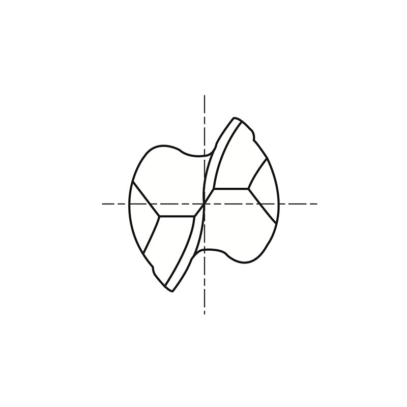 Flat Shank E5018 Series, Carbide, 2 Flute Extra Long Length Ball Nose CARBIDE End Mills 1/8～1