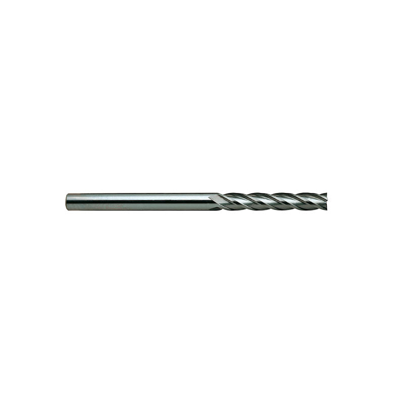 Flat Shank E5065 Series, Carbide, 4 Flute Extra Long Length D-POWER GRAPHITE End Mills 1/8～1