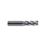 Flat Shank E5981 & E5983 Series , Carbide, 3 Flute 45° Helix Regular Length & Corner Radius ALU-POWER HPC End Mills 1/8～1 - Big-tools Industrial Supply Tools for Metal Cutting