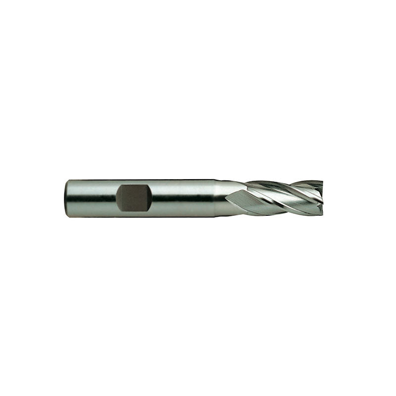 Flat Shank E9985 Series, Premium HSS-PM, 4 Flute Regular Length TANK-POWER End Mills 1/8～1