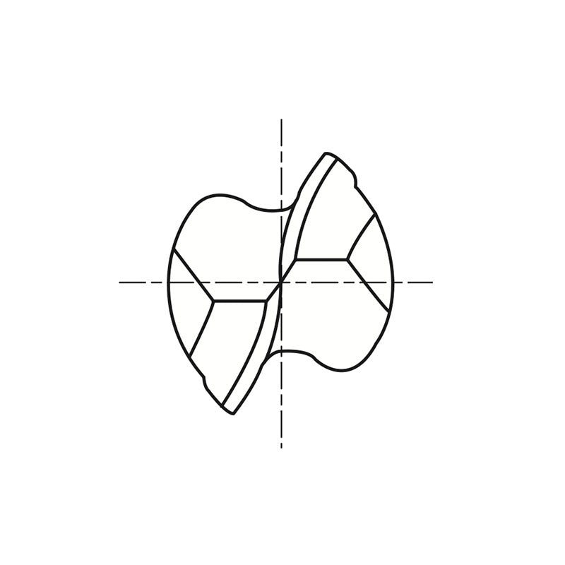 Flat Shank E9992 Series, Premium HSS-PM, 2 Flute Regular Length Ball Nose TANK-POWER End Mills 1/8～1