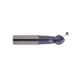 Flat Shank EG910 Series , Carbide, 2 Flute 50° Helix Stub Cut Length Ball Nose with Neck ALU-POWER HPC End Mills 6～20 - Big-tools Industrial Supply Tools for Metal Cutting