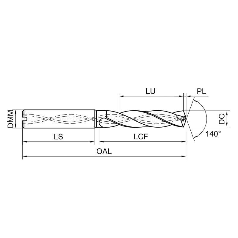 G-D918S-A3C High-performance 3D Internal Coolant Twist Drill for Plain Steel Machining D8.80-11.80